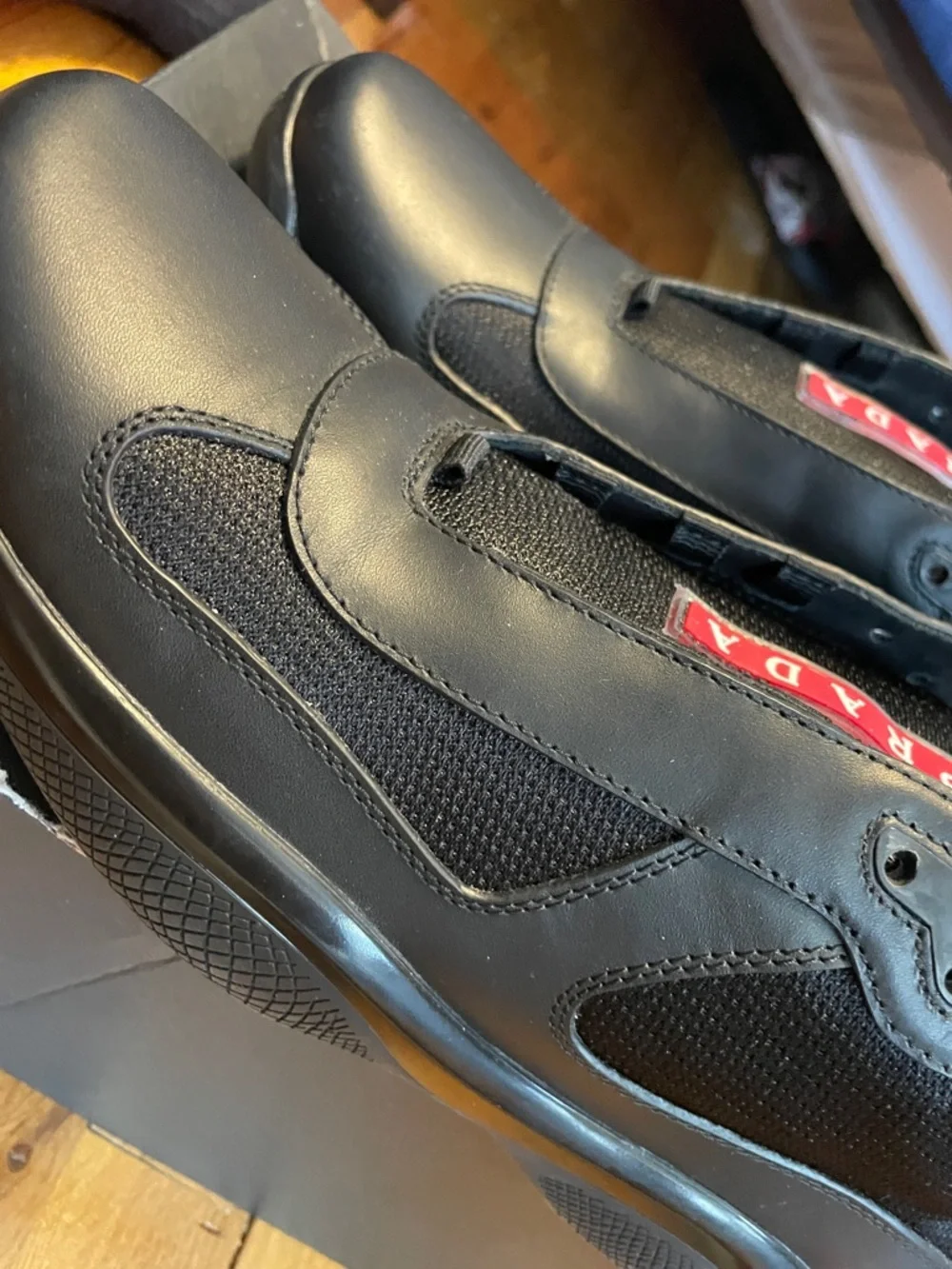 Prada America Cup Black Men's Sneakers - Picture 5 of 8